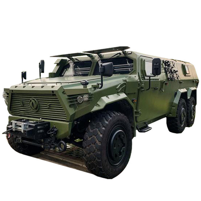 Cina Mempertahankan Peralatan Medan Perang Kendaraan Militer Antipeluru Khusus 6x6 300hp