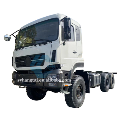 Truk Penggerak 6 Roda SKD 330hp Tenaga Diesel 6x6 Truk Off Road 25Ton Chassis