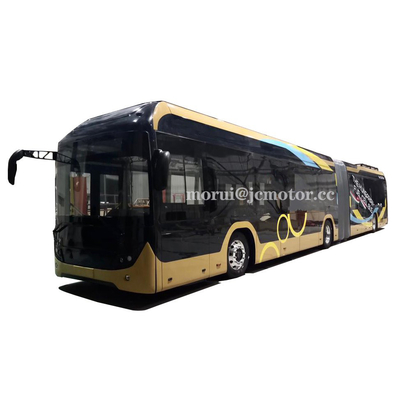 18m FCEV Bus Kota Listrik 55 Kursi BRT Articulated Full Load 350km Range Mileage