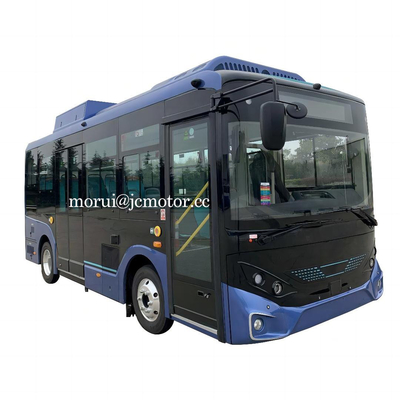 Kustomisasi 6.7m ZEV Bus Publik Listrik 28 Kursi Ebus 300km Bus Shuttle Karyawan