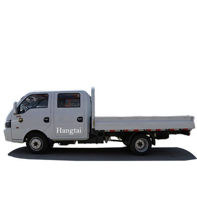 4.5T Truk Kargo Ringan 4x2 Mesin Diesel Truk Lorry Kecil Baris Ganda 5 Kursi