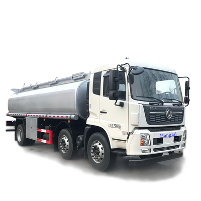 Tiga Sumbu 6x2 Minyak Tanker Truk Angkutan Berat GVW 25 Ton 19Cbm 245hp