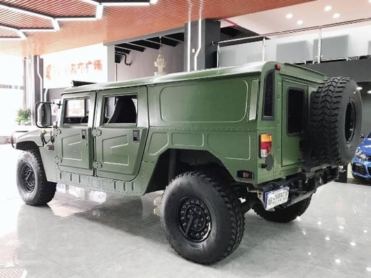 Komando Patroli Pengintaian Kendaraan Militer Off Road Mobil Polisi Baris Ganda 4x4 150HP