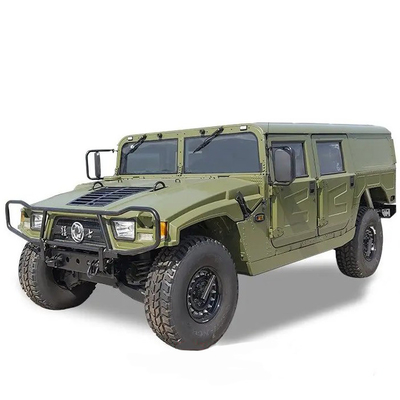Komando Patroli Pengintaian Kendaraan Militer Off Road Mobil Polisi Baris Ganda 4x4 150HP