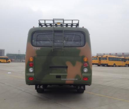 Off Road Tyre Soldiers Transport Bus Kendaraan Militer Hutan 6x6 Bus penumpang 190HP 30 Kursi