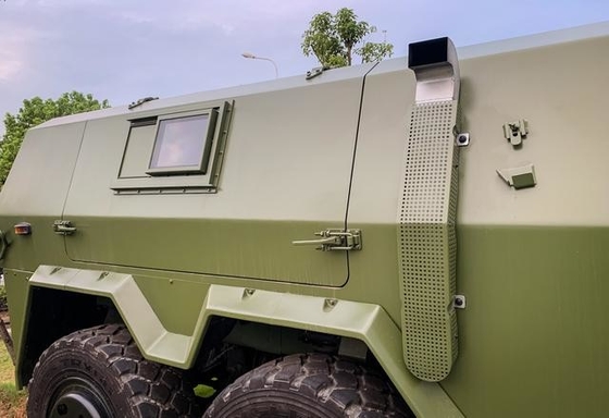 Cina Mempertahankan Peralatan Medan Perang Kendaraan Militer Antipeluru Khusus 6x6 300hp