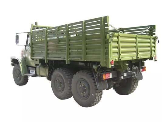 6x6 Kendaraan Militer Off Road 5MT Penggerak Roda Truk Traktor Mesin Cummins 155hp