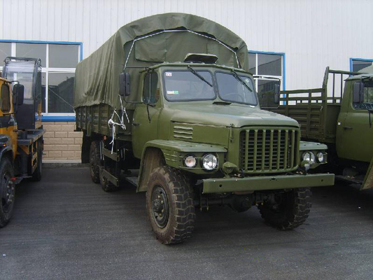 6x6 Kendaraan Militer Off Road 5MT Penggerak Roda Truk Traktor Mesin Cummins 155hp