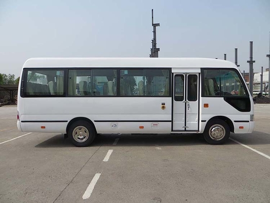 Euro 2 Standar Emisi Diesel Coaster Bus 7m 22 Kursi Transmisi Manual Mini Bus Van