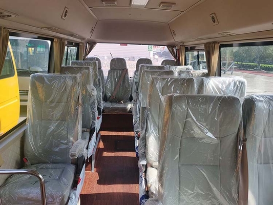 Euro 2 Standar Emisi Diesel Coaster Bus 7m 22 Kursi Transmisi Manual Mini Bus Van