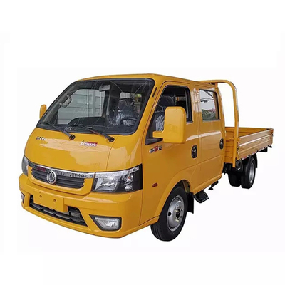 DONGFENG Light Cargo Truck Double Cab Row Tempat Tidur Truk Lampu Kargo Mesin Diesel 90Hp