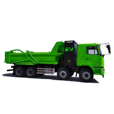 CAMC New Energy Electric Heavy Duty Dump Truck 8x4 12 Roda Swap / Mengisi Baterai Nol Emisi