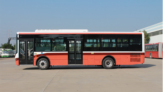 Penggerak Tangan Kanan Bus Kota Listrik 10,5m Lantai Rendah Bus Energi Baru 24 Penumpang