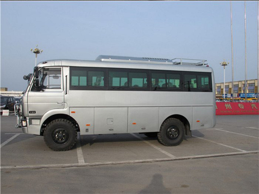 Full Drive 4x4 Off Road Coach Diesel Cummins Engine Off Road Coach Bus 29 Kursi