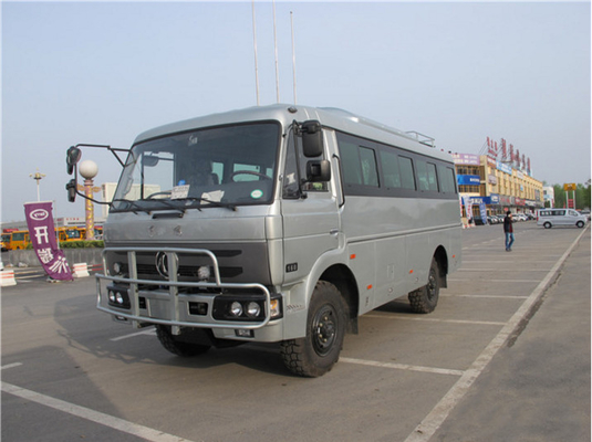 Full Drive 4x4 Off Road Coach Diesel Cummins Engine Off Road Coach Bus 29 Kursi