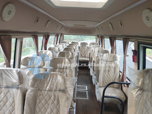 7m Coaster Bus Penerimaan Angkutan Penumpang 22 Kursi Baterai Kendaraan Listrik