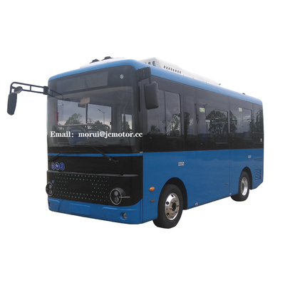 Bus Kota Mini Lantai Rendah 12 Kursi 6m Listrik Murni Standar UE CCS2 DC Fast Charge Ebus