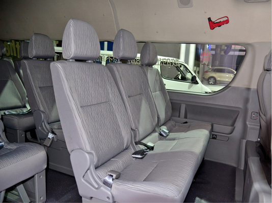 HIACE 18 Seater Minibus Bus Umum Tenaga Listrik Murni Layanan Antar-Jemput Kota Penumpang