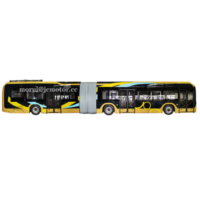 18m FCEV Bus Kota Listrik 55 Kursi BRT Articulated Full Load 350km Range Mileage