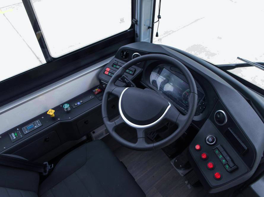 12m FCEV Baterai Bahan Bakar Hidrogen Bus Kota Listrik Lantai Rendah 80km/h Kecepatan maksimum