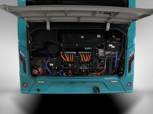 12m FCV Hidrogen Fuel Cell Electric Bus Umum 90 Penumpang penuh beban jarak tempuh 450km