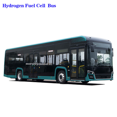 12m FCV Hidrogen Fuel Cell Electric Bus Umum 90 Penumpang penuh beban jarak tempuh 450km
