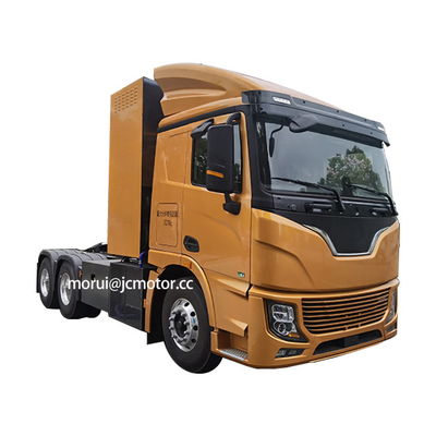 FCEV Energi Baru Hidrogen Traktor Listrik Truk 10 Roda 6x4 49 Ton 450km Kilometer