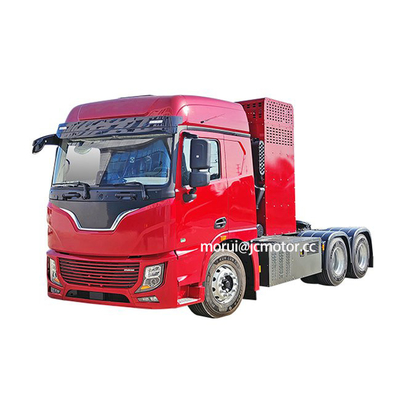 OEM 6x4 Traktor Truk Energi Baru Hidrogen Fuel Cell Truk Transportasi Hutan Berat