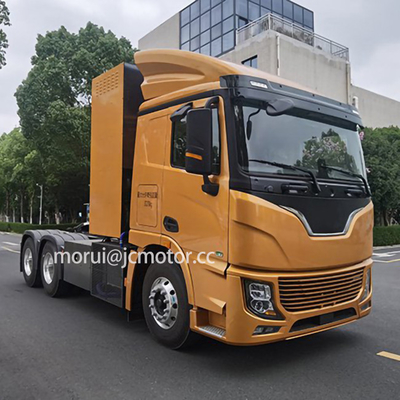 OEM 6x4 Traktor Truk Energi Baru Hidrogen Fuel Cell Truk Transportasi Hutan Berat
