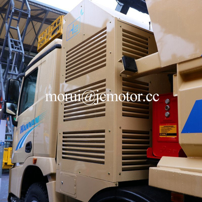 OEM 8x4 Dump Truck Sel Bahan Bakar Hidrogen Energi Baru untuk Pengangkutan Limbah Konstruksi Perkotaan