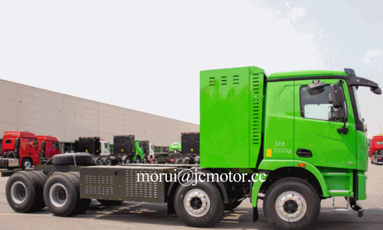FCEV New Energy Hydrogen Electric Dump Truck 12 Roda 8x4 31 Ton 350km jarak tempuh untuk Tambang Batubara