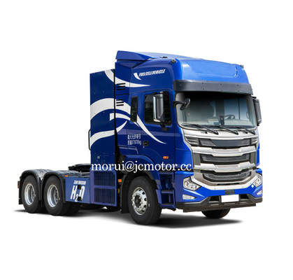 FCEV Energi Baru Hidrogen Traktor Listrik Truk 10 Roda 6x4 49 Ton 450km Kilometer