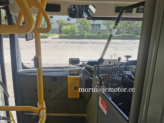 7.7m ZEV Bus Umum Listrik Beban Penuh 200km Pengemudi Kanan Bus Shuttle Scenic