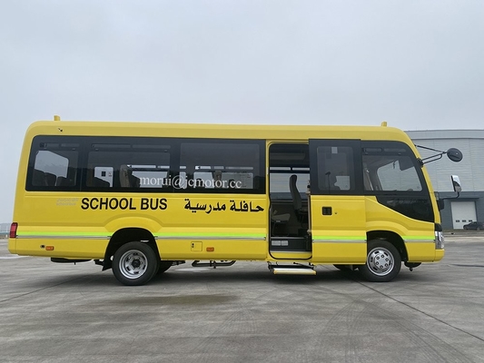 Customized 7m Coaster Model School Student Shuttle Bus Iveco Chassis System Mesin Diesel 100kw