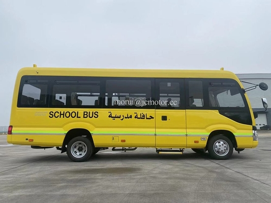 Customized 7m Coaster Model School Student Shuttle Bus Iveco Chassis System Mesin Diesel 100kw