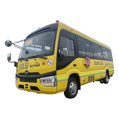Customized 7m Coaster Model School Student Shuttle Bus Iveco Chassis System Mesin Diesel 100kw