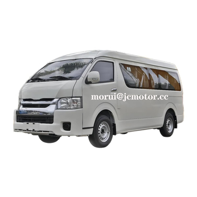 Disesuaikan 4.9m HIACE Model 15 Seat Taksi Minibus Transportasi Penumpang Perkotaan Bus Mesin Bensin