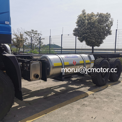 Truk khusus 25ton sampai 35ton Mesin LNG 6x6 Crane Gurun Off Road Full Drive Chassis Truk Penyelamat