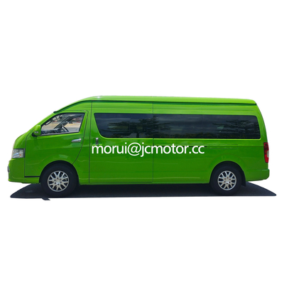 Customized Antigua dan Barbuda RHD Electric City Mini Bus HIACE Model 18 Kursi 300km Jarak Kilometer