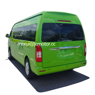 Customized Antigua dan Barbuda RHD Electric City Mini Bus HIACE Model 18 Kursi 300km Jarak Kilometer