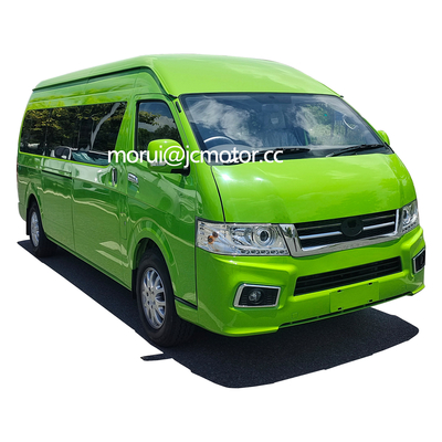 Customized Antigua dan Barbuda RHD Electric City Mini Bus HIACE Model 18 Kursi 300km Jarak Kilometer