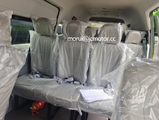 Customized Antigua dan Barbuda RHD Electric City Mini Bus HIACE Model 18 Kursi 300km Jarak Kilometer