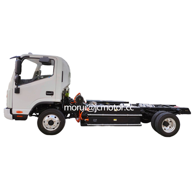 New Energy 10Ton Truk Listrik Sasis 3 Kursi Penggerak Tangan Kanan 160kw Motor