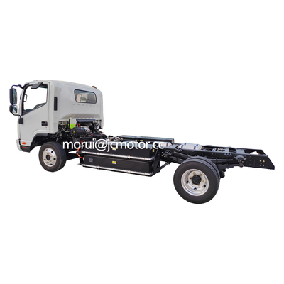 Kustomisasi 15Ton New Energy Electric Truck Chassis Penggerak Kanan 4EMT Daya Kuat 200kw Penggerak Motor