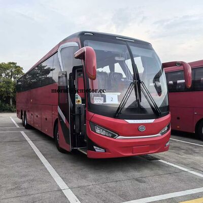 14m mewah 400HP Diesel Coach bus 57 VIP Kursi di 2 + 2 Layout Dengan Chassis Air Suspension.