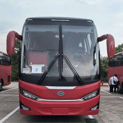14m mewah 400HP Diesel Coach bus 57 VIP Kursi di 2 + 2 Layout Dengan Chassis Air Suspension.