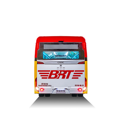 Angkutan Perkotaan Bus Kota Listrik BRT 18m 62 Kursi 212KM Jarak Tempuh Kemudi Kiri