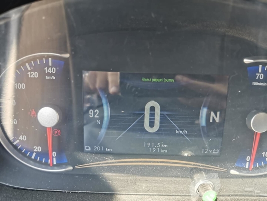 DONGFENG Truk Pengiriman Listrik Energi Baru 66.8kwh Rentang 250km Dengan Rem Hidrolik ABS