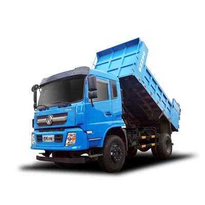 Jarak sumbu roda 3650mm Heavy Dump Truck 4 Silinder GVW 18 Ton Tipper Truck
