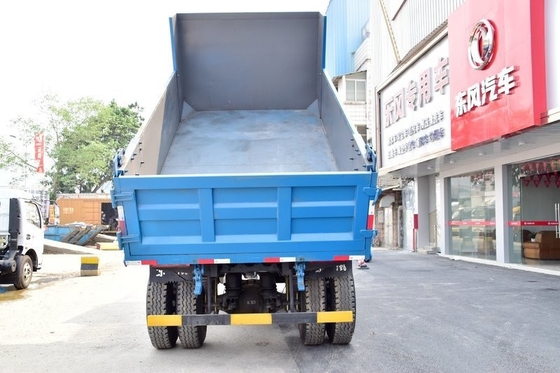 Jarak sumbu roda 3650mm Heavy Dump Truck 4 Silinder GVW 18 Ton Tipper Truck